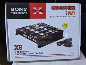 Sony Digital Electronic Crossover With Remote Subwoofer Level Control