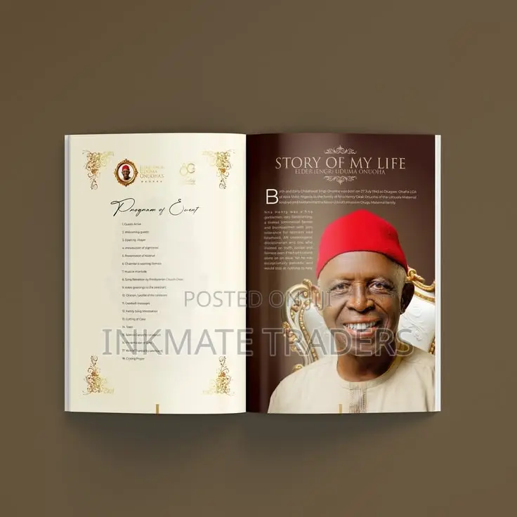 Premium Eulogy Booklet Printing