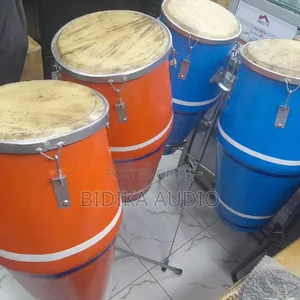 Locally Made Professional Conga Drums With Stand – Set of 2