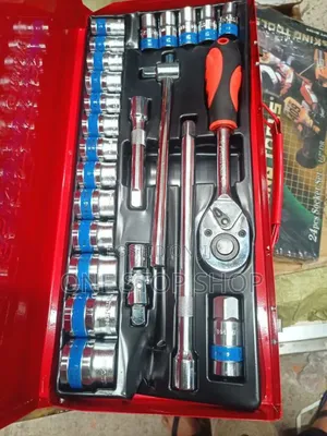 24pc Chrome Vanadium Finish Durable Tool Set