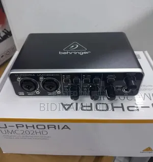Behringer U-Phoria Umc202hd 2×2 Usb Audio Interface