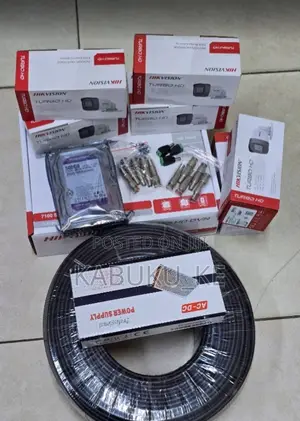 High Definition 4 Hikvision 1080p Full Hd CCTV Cameras Full System Kit
