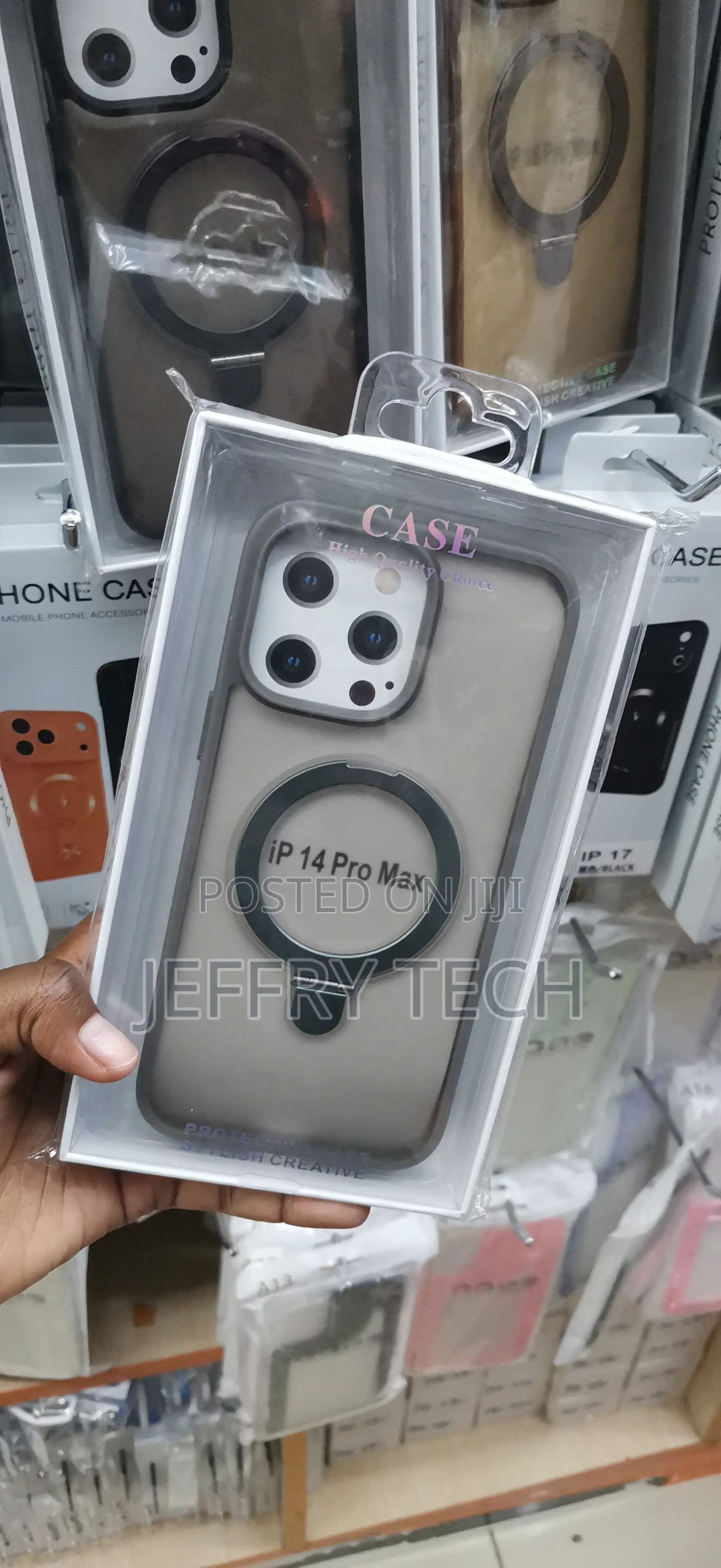 iPhone 14 Pro Max Semi-Transparent Cover