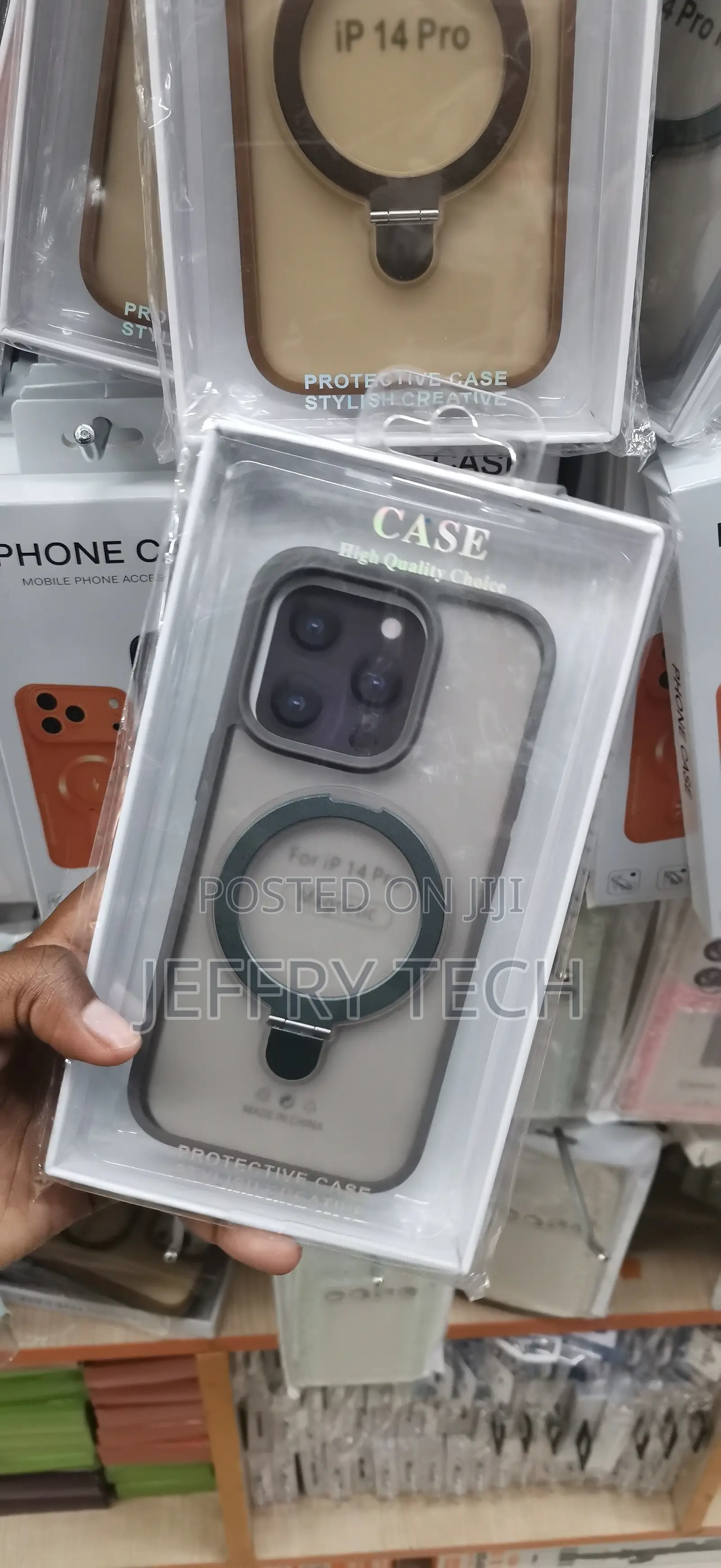 iPhone 14 Pro Gray Protective Phone Case
