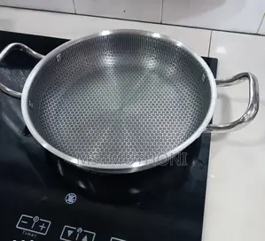 *2 Handle Honeycomb Stainless Steel Non-Stick Pan