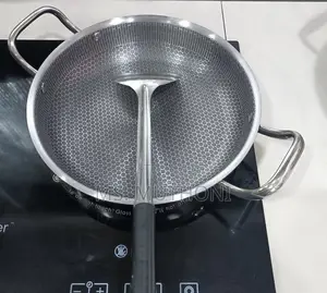 *2 Handle Honeycomb Stainless Steel Non-Stick Pan