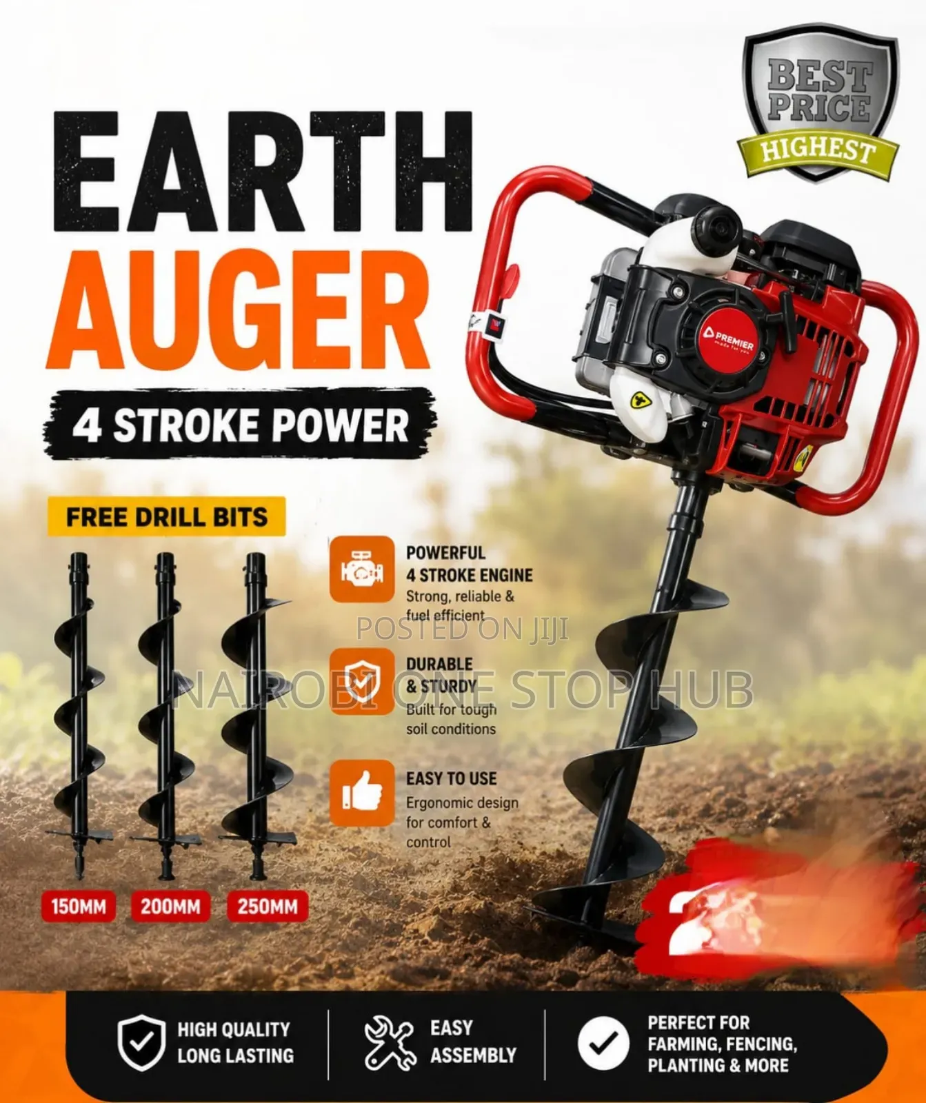 Premier Earth Auger 4 Stroke