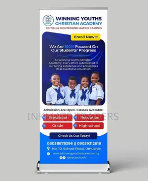 Broad-Based Banners 85 by 200 Centimeters Printing