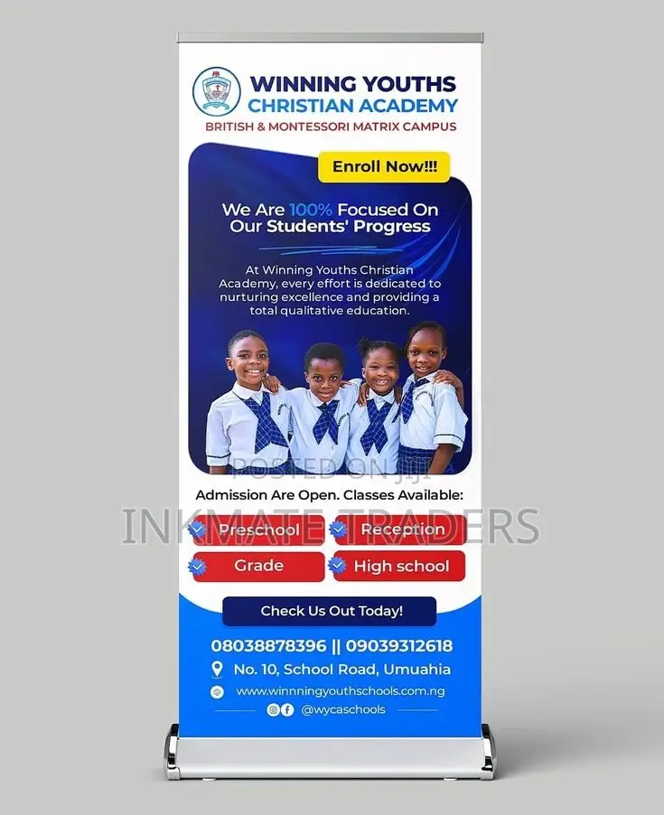 Broad-Based Banners 85 by 200 Centimeters Printing
