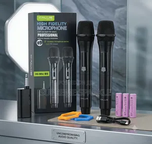 Dual-Channel Wireless Microphone(Hi-Mic B5).
