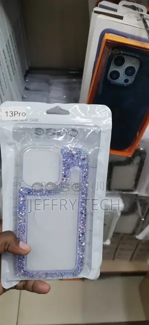 iPhone 13 Purple, Glitter-Inlaid Liquid Quicksand Phone Case
