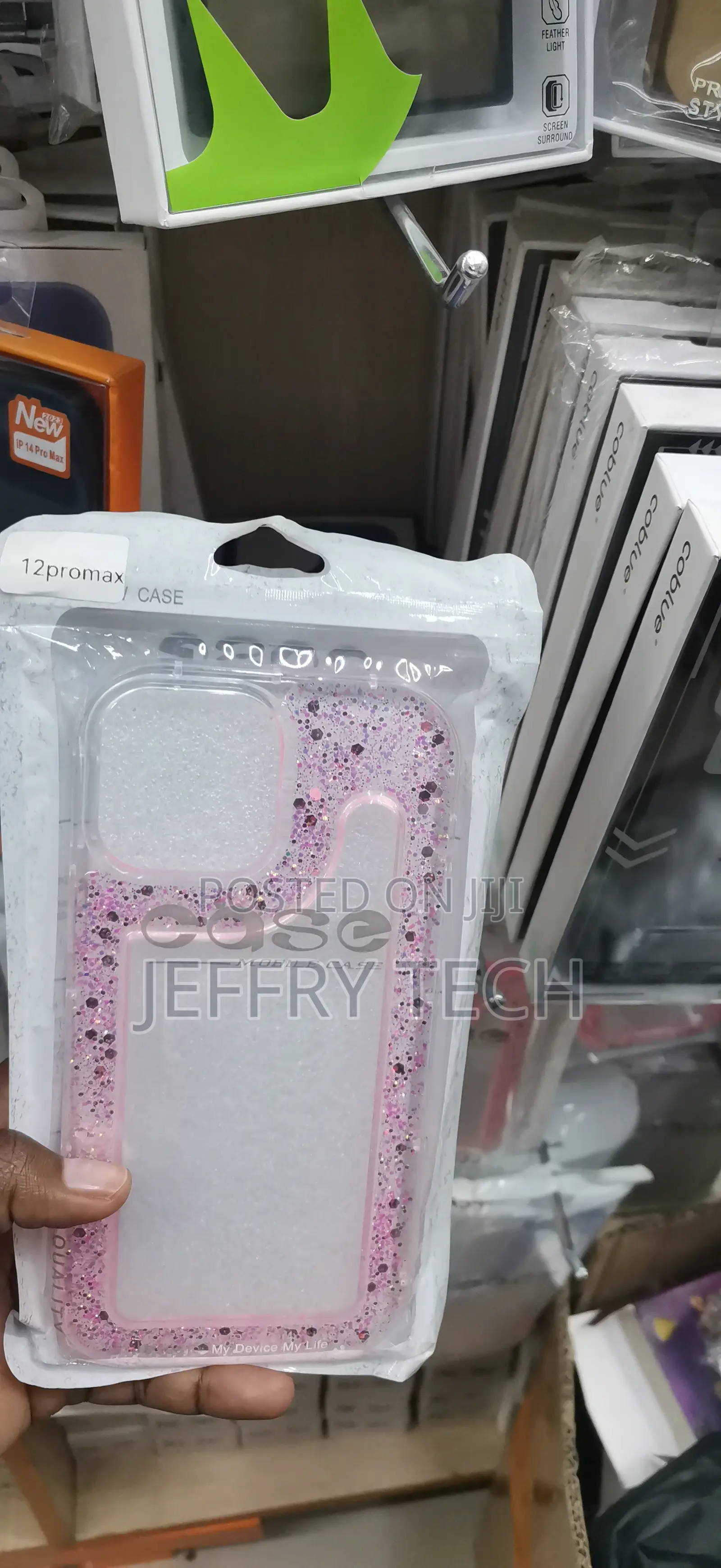 iPhone 12 Pro Max Clear, Glitter-Filled Liquid Quicksand Phone Case