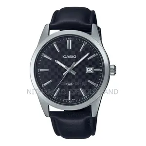 Casio MTP-Vd03l-1a Black Dial Watch for Men