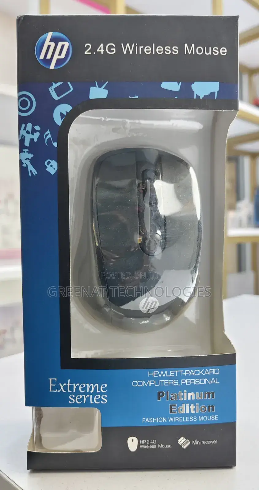 Hp 2.4g Wireless Mouse - Extreme Series Platinum Edition