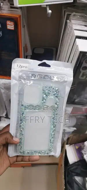 iPhone 12 Pro Clear, Sparkly Quicksand Glitter Protective Case