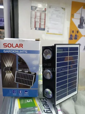 Modern Dual-Beam Solar Garden Lamp - Auto on/Off Eco-Friendly Outdoor