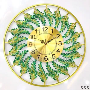 Metallic Demi Wall Clock