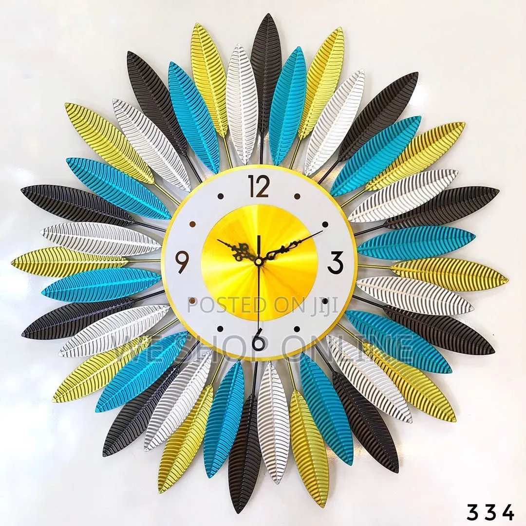 Minimalist Leaf / Petal Wall Clock