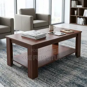Coffee Table; Mahogany Multi Functional Receptioncoffee Table