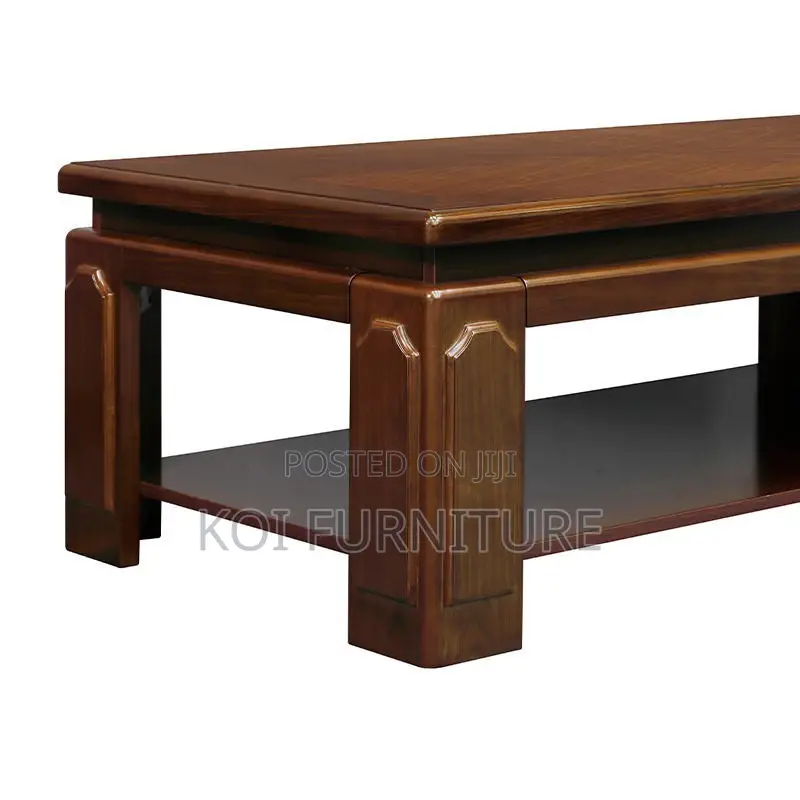 Coffee Table; Mahogany Multi Functional Receptioncoffee Table