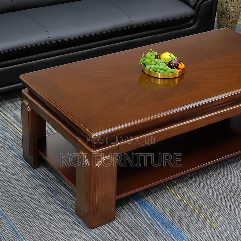 Coffee Table; Mahogany Multi Functional Receptioncoffee Table