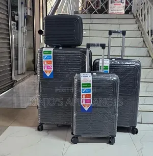 4 in 1 Luxurious Unbreakable Suitcase*(Double Zip and Expandable)