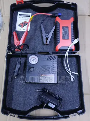 12v Portable Jump Starter and Vehicle Safety Kit