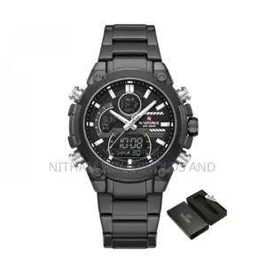 Naviforce Nf9278 Men’S Analog Digital Black Stainless Steel Watch