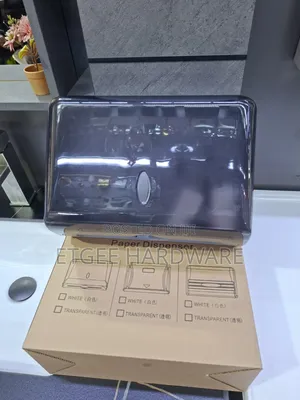 Black Clear Hand Paper Towel Dispenser E