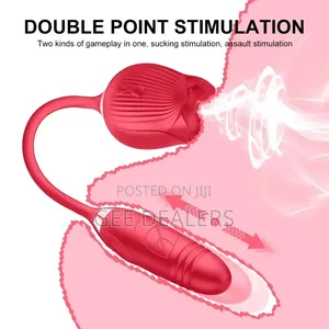 Dildo Vibrator,Rose Sex Toy With Thrusting Dildo ,