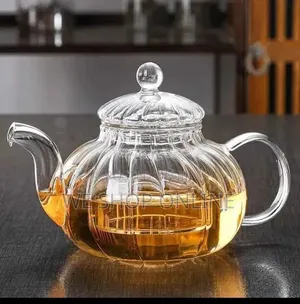 800ml Striped Teapot Borosilicate