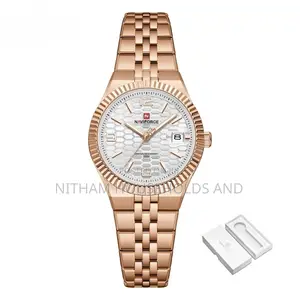 Naviforce Nf5079 Rose Gold Stainless Steel Watch for Women