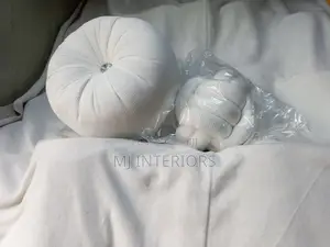 Elegant White Throw Pillows for Sofa Bedroom and Reception