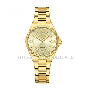 Naviforce Nf5073 Gold Stainless Steel Watch for Women