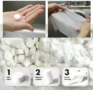 100pcs Patco/ Magic Compressed Compact Towels.