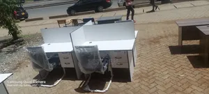 White 4 Way Work Station