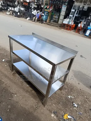 Three Tier Stainless Steel Working Tables