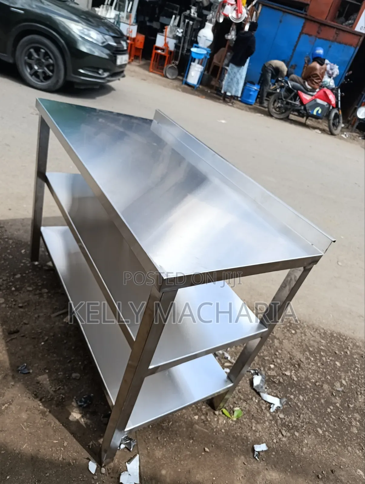 Three Tier Stainless Steel Working Tables