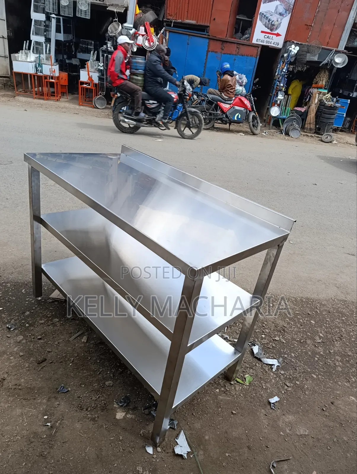 Three Tier Stainless Steel Working Tables