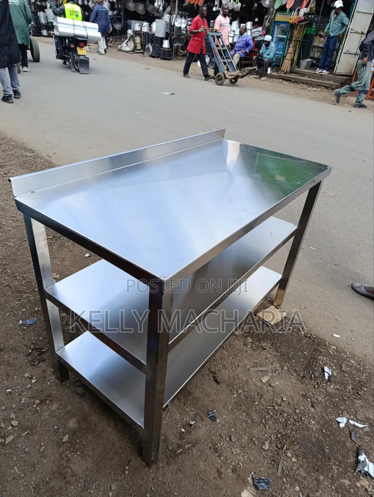 Three Tier Stainless Steel Working Tables