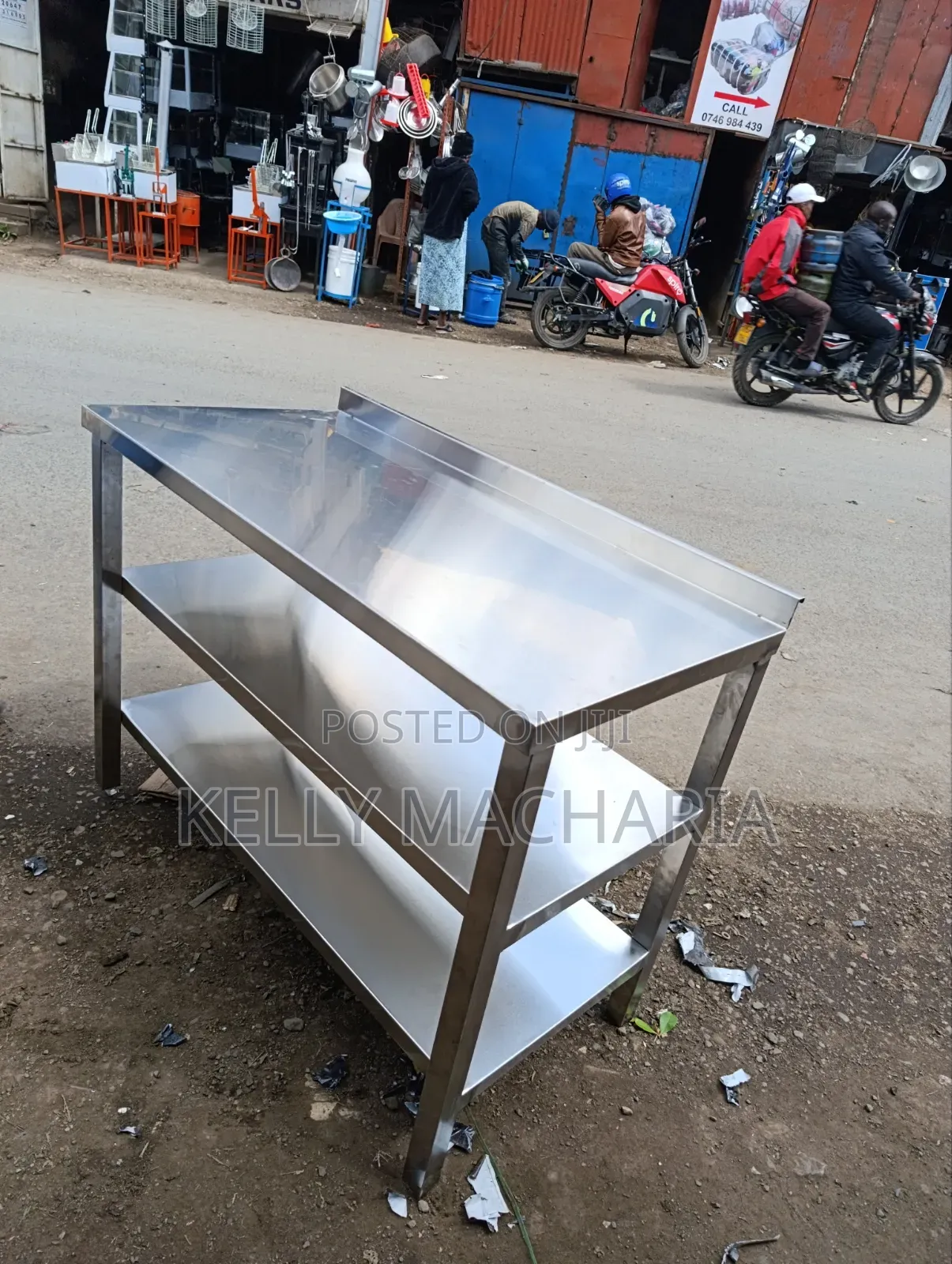 Three Tier Stainless Steel Working Tables