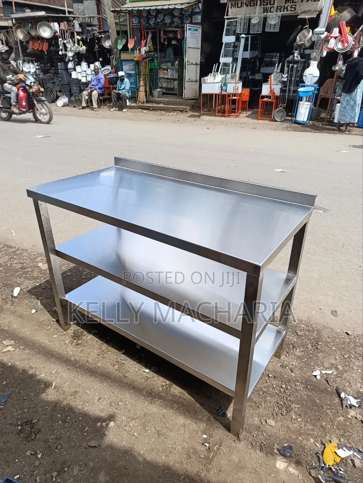 Three Tier Stainless Steel Working Tables