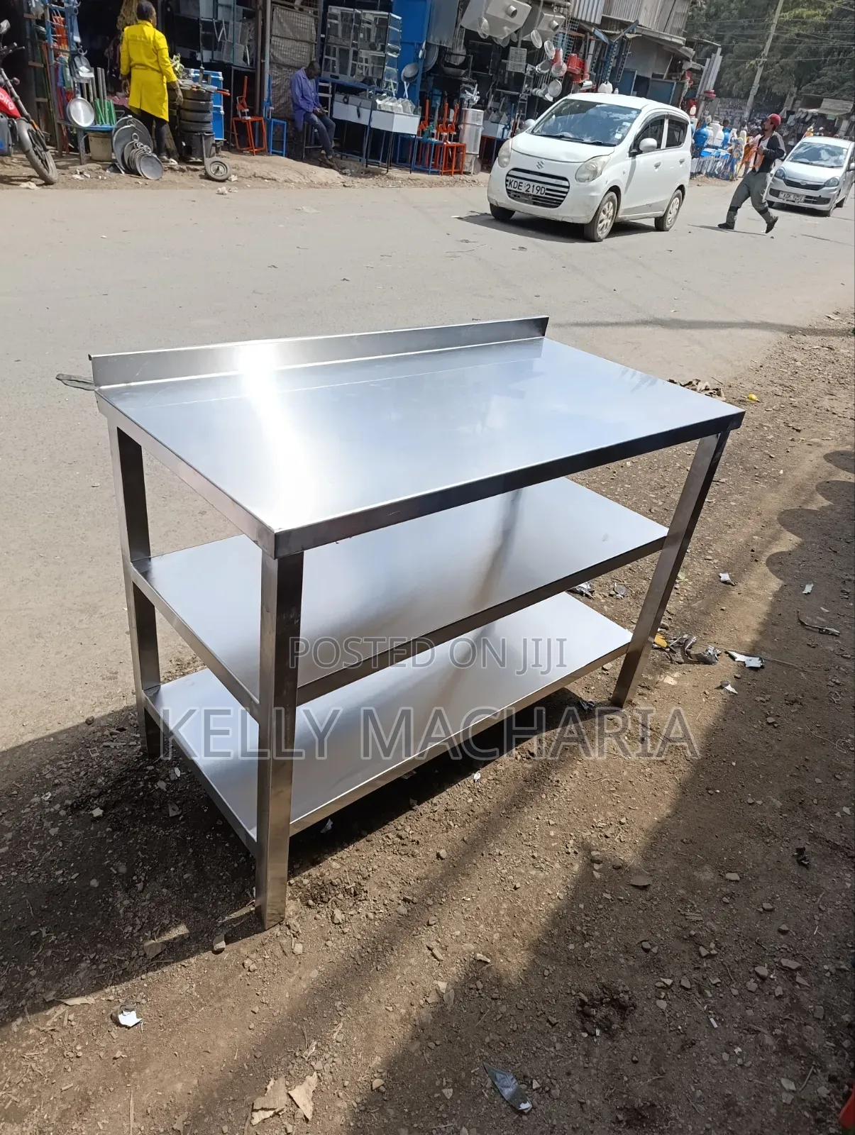 Three Tier Stainless Steel Working Tables