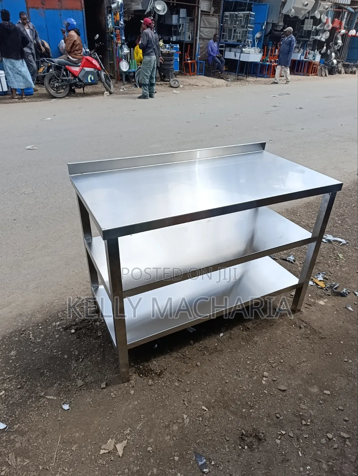 Three Tier Stainless Steel Working Tables