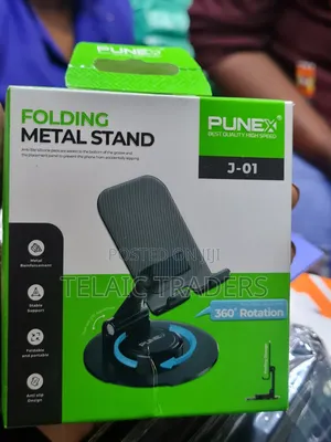 Metal Mobile Phone Desk Stand With 3600 Rotation