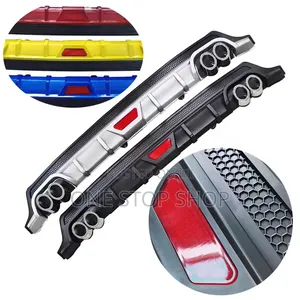 Rear Bumper Bumper Diffuser With Central Red Reflector