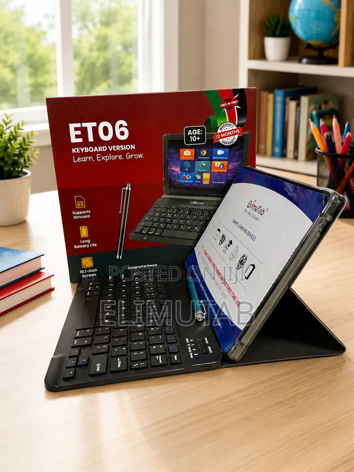 Elimutab Et06 With Keyboard Educational Tablet