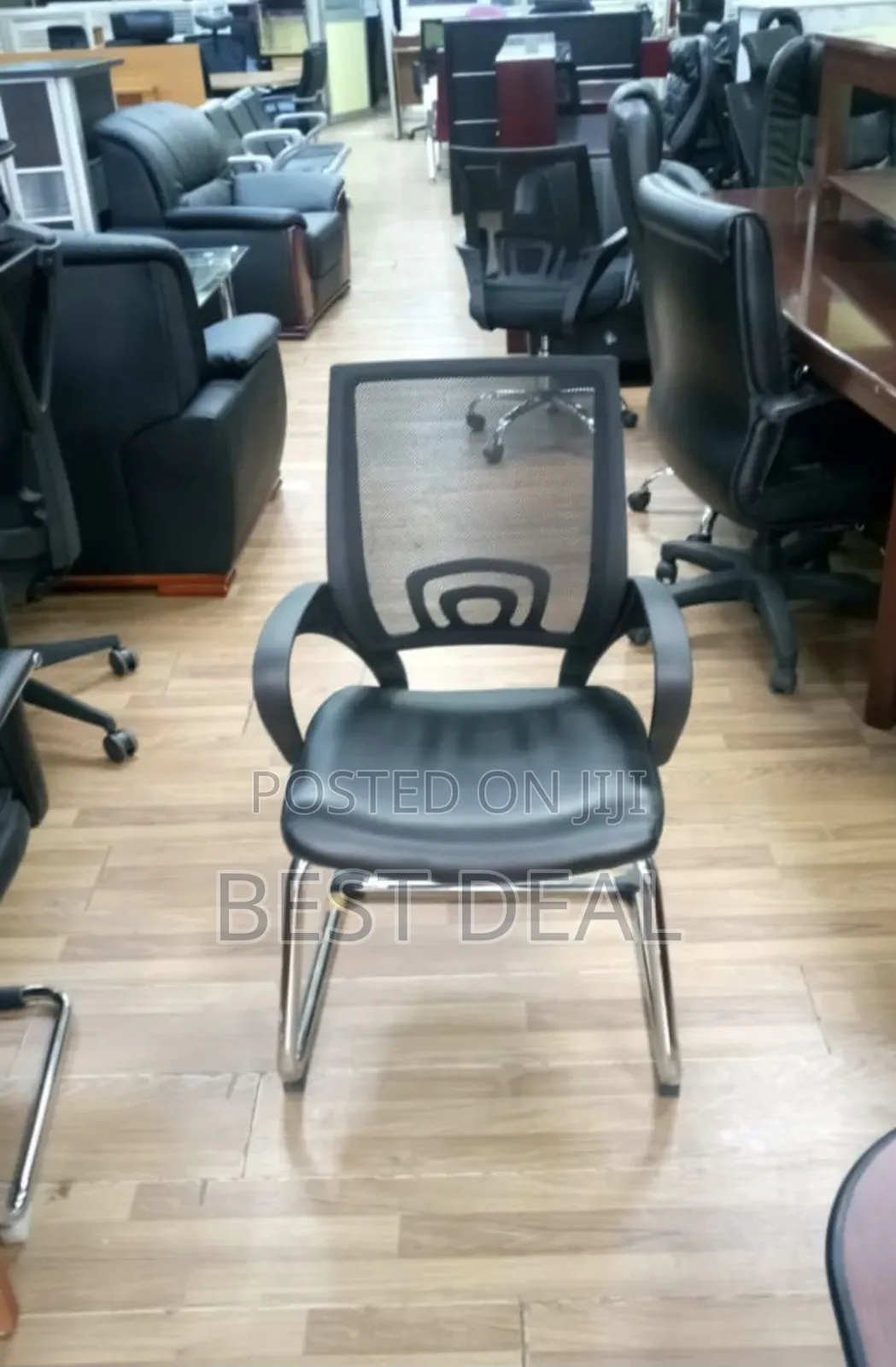 Visitor Chair Leather Seat