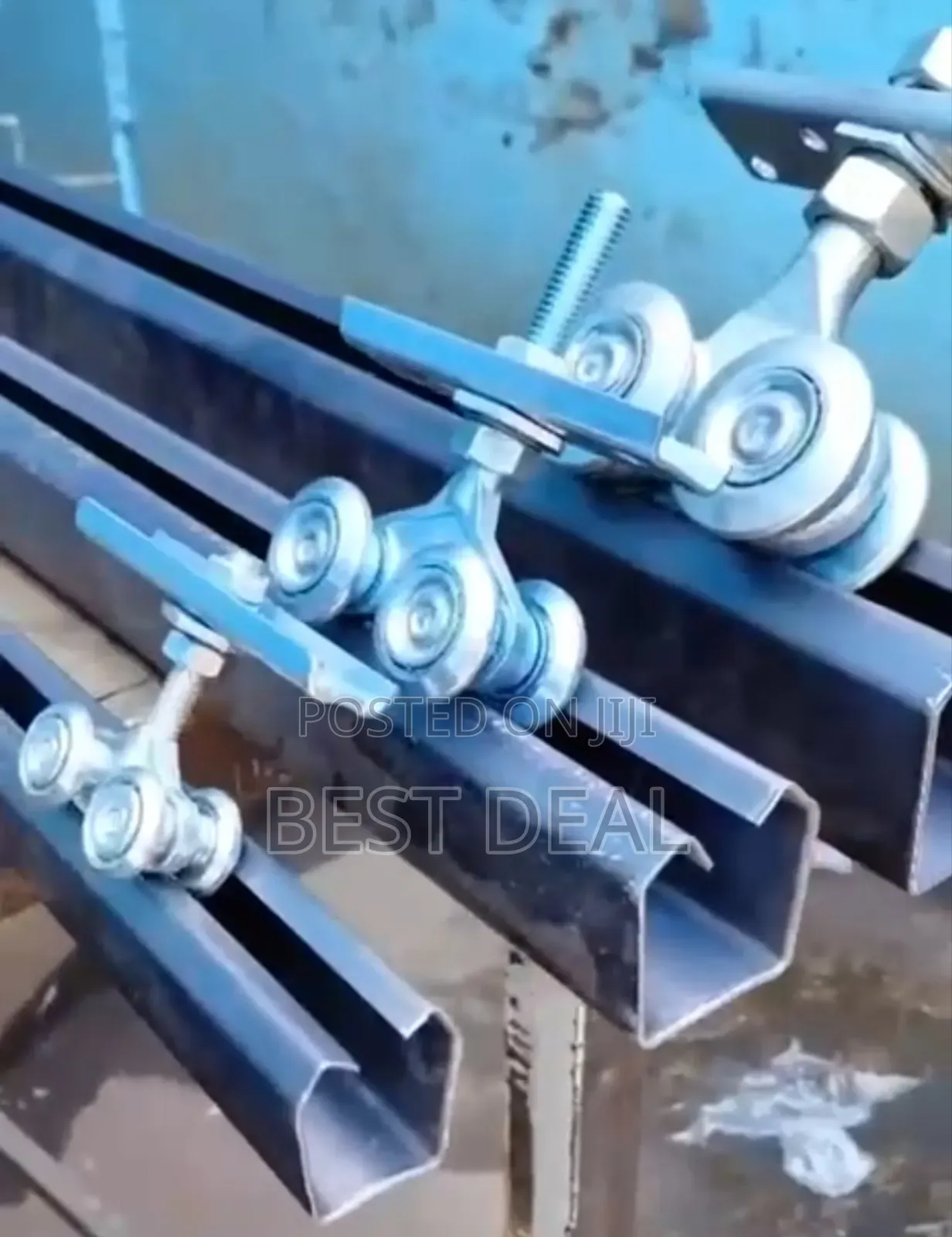 Sliding Gate Rollers and Rail