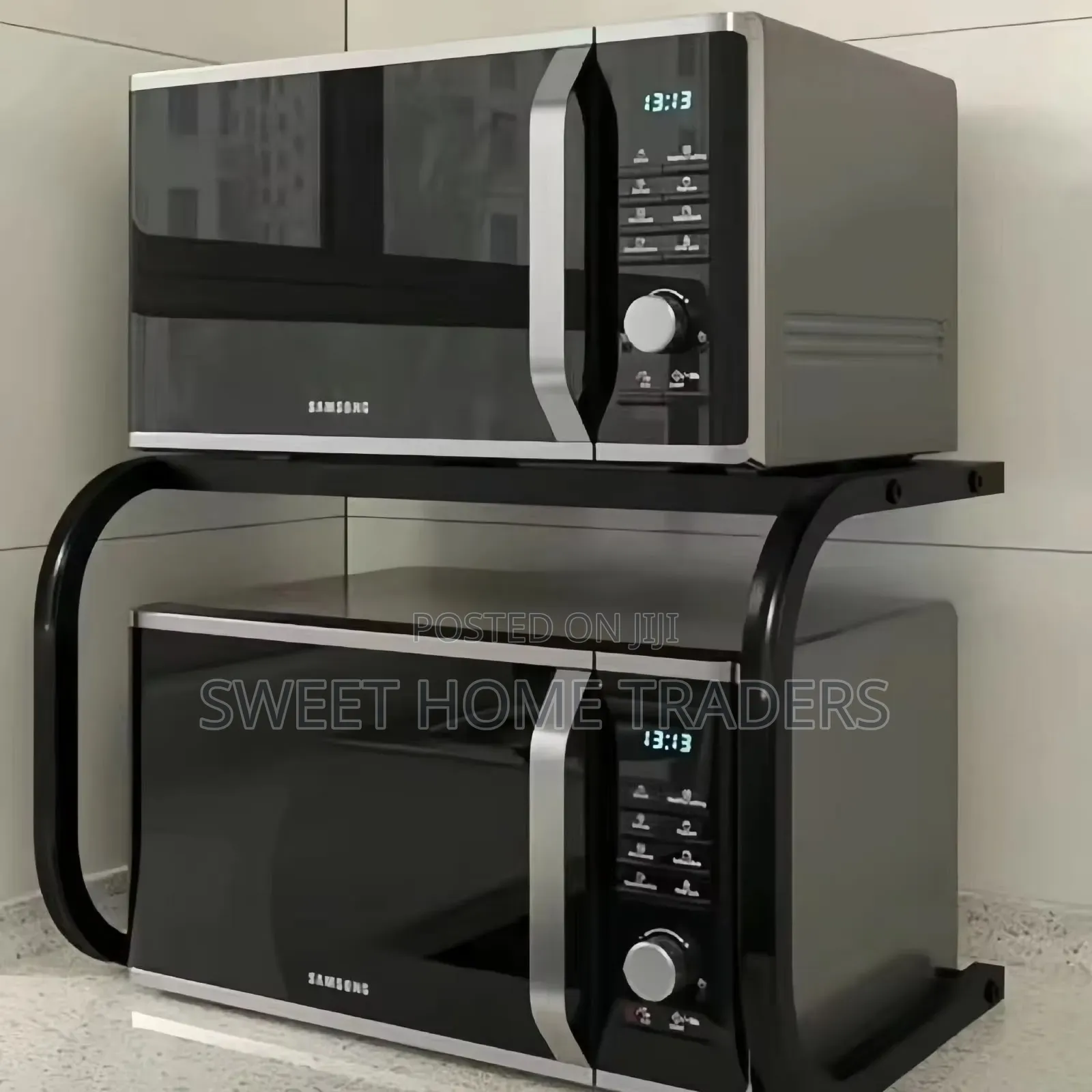 Heavy Duty Metallic Microwave Organizer Shelf / Stand*